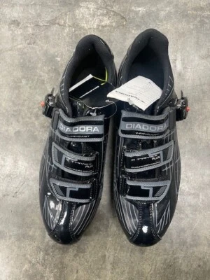 Diadora X Trivex Plus 黑色 42 山地自行车鞋 全新 — 第 1/2 张图片