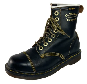Dr. Doc Martens Cappers Made in England schwarze Damenstiefel mit Kappe US 8 UK 6 - Bild 1 von 9