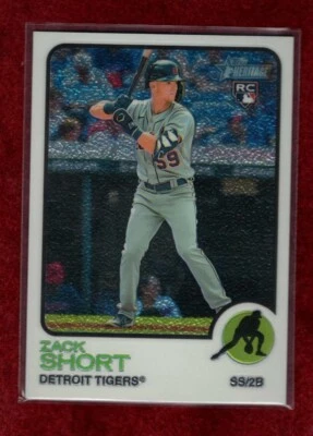 ZACK SHORT 2022 HERITAGE CHROME ROOKIE CARD 273/999 DETROIT TIGERS - Image 1 of 2