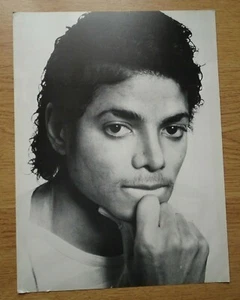 MICHAEL JACKSON mini-poster ,affiche cartonnée ,EBULLITIONS 42,6 x 29,7 FRANCE 2 - Foto 1 di 2