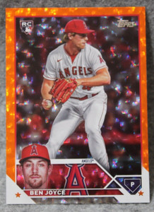 2023 Topps Update Ben Joyce RC Orange Foil /299 Parallel #US195 Angels