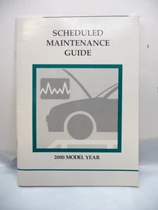 2000 Ford Scheduled Maintenance Guide OEM YW7J-19T200-AC - Foto 1 di 2