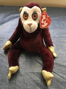 TY BEANIE BABYS STERNZEICHEN "AFFE" TUSH TAG 2000 NEU MIT ETIKETT - Bild 1 von 10