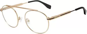 CONVERSE Q118 Gold Round Aviator Metal Optical Eyeglasses Frame 50-20-140 - Picture 1 of 1
