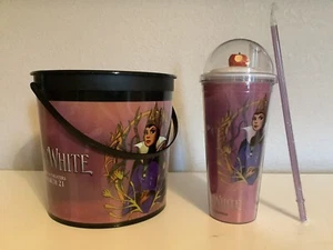 Snow White Movie 2025 Popcorn Bucket and Tumbler with straw. Brand New! - Picture 1 of 2