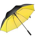 Superbison Golf Umbrella 62 inch XL - Black & Yellow - New Other See Description