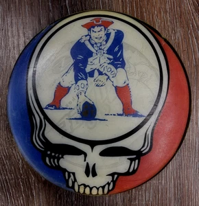 RARE Discraft PFN Glo Z New England Patriots/ Grateful Dead Steal Your Face Logo - Picture 1 of 6