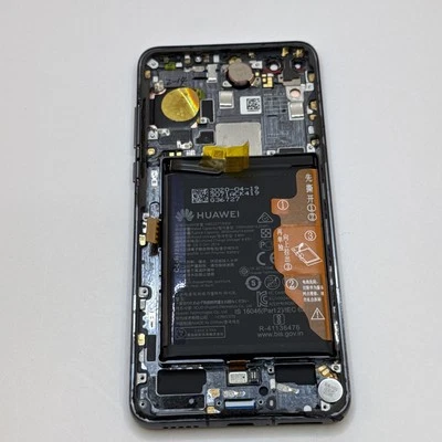 GENUINE HUAWEI P40 BLACK LCD SCREEN INC BATTERY - Image 1 of 4
