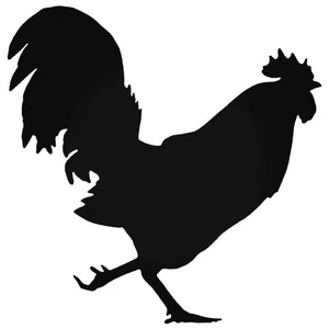 Rooster Chicken Decal Sticker 6" - Picture 1 of 1