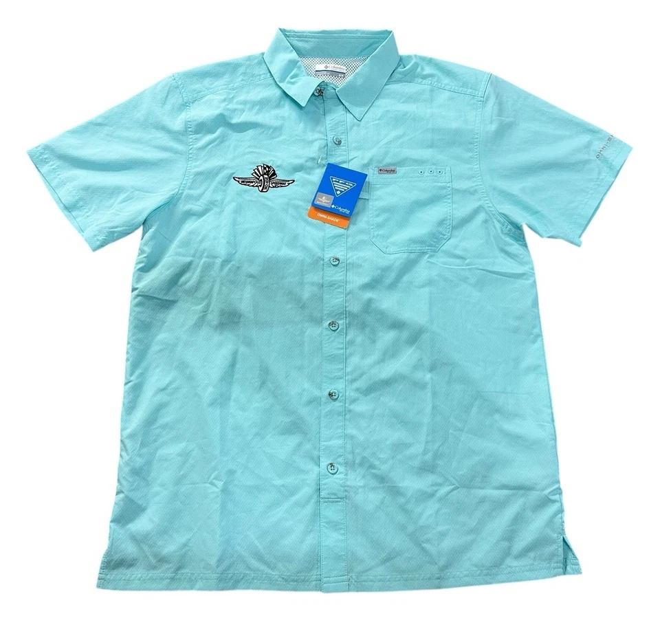 Columbia PFG Indianapolis Motor Speedway Mens Button Up Size Medium - Image 1 of 4