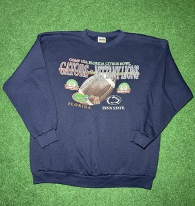 Vintage 90s Florida Gators vs. Penn State Nittany Lions Sweatshirt Crewneck XXL - Picture 1 of 6