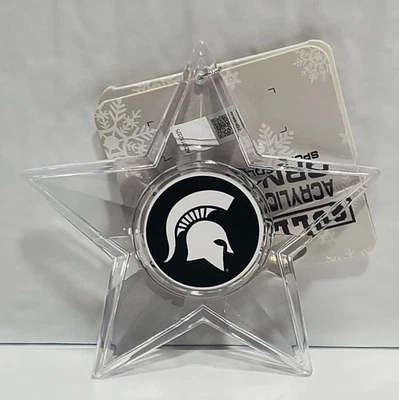 Michigan State Spartans Acrylic Star Ornament - NCAA - Image 1 of 2