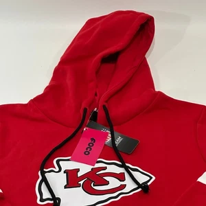 Ropa del equipo de la NFL Foco para hombre Kansas City Chiefs suéter con capucha, talla XL - Imagen 1 de 5