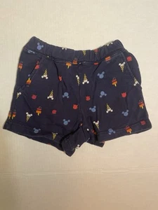 Hanna Andersson Disney Mickey Mouse Cotton Shorts Blue, Size 110 (US 5) - Picture 1 of 3