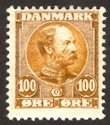 DINAMARCA 1905 SC #69 - F MNH** 100 minerales cristianos IX cv $42,50 *Sellos de bahía* Foto 1 de 2