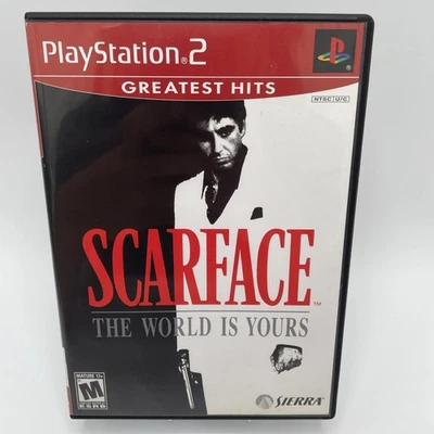 Scarface: The World is Yours PS2 PlayStation 2 Complete CIB Greatest Hits - Image 1 of 4