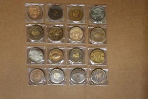 16 - U.G.A. Georgia Football Schedule Coins 1973-1988 - Bild 1 von 6