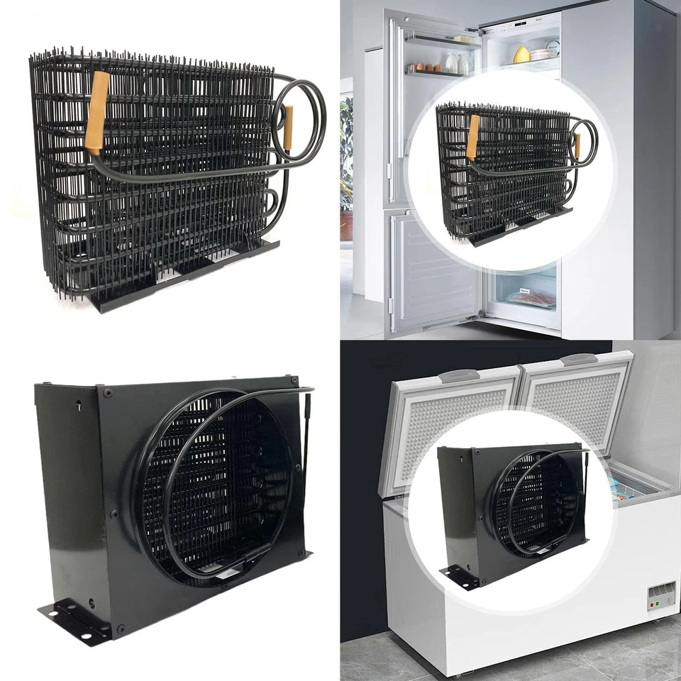 Refrigerator Condenser Copper Tube Aluminum Fin Air Condenser Coil Efficient - Image 1 of 1