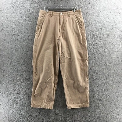 Rei Chino Pants Mens 36/32 Beige High Rise Cotton Button Front Zip Fly Casual - Image 1 of 4