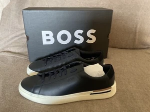 Boss Herren Clint Tenn Cupsole Sneaker Dunkelblau UK 8 UVP 189€ ZA30 - Bild 1 von 11