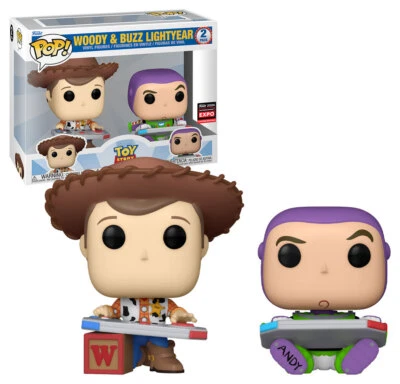 Funko POP! Toy Story #76830 Woody & Buzz Lightyear 2 Pack - 2024 C2E2 Exclusive - Image 1 of 3