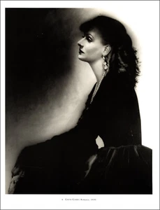 1992 Vintage Print George Hurrell 1930 Greta Garbo Romance Movie Actress Film - Picture 1 of 1