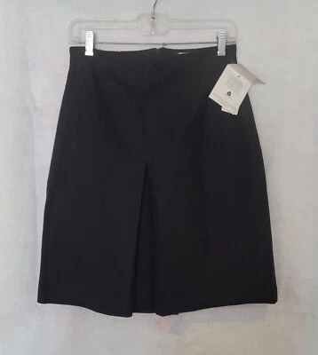 Falda Lykra elástica mezcla lana negra Valerie Stevens para mujer talla 6 nueva con etiquetas.  Foto 1 de 4