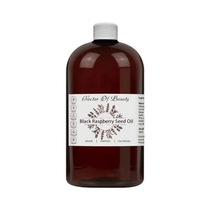 Black raspberry seed oil 16 oz organic 100% pure unrefined cold pressed skincare - Picture 1 of 9