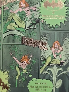 Paleta de sombras de ojos DC Batman X Revolution Poison Ivy colores surtidos maquillaje nueva en caja - Imagen 1 de 5