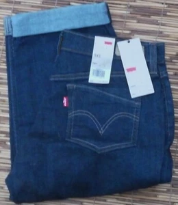 LEVI'S 515 MISSES 8 MID-RISE WASH-FADE COTTON DENIM CAPRI JEANS CUFFED LIST $48 - Picture 1 of 5