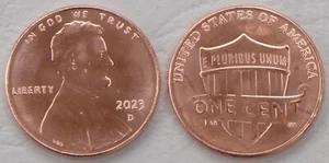 USA 1 Cent Lincoln 2023 D unz. - Bild 1 von 1