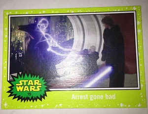 #15 Arrest Gone Bad 2015 Topps Star Wars Journey Force Awakens ANAKIN MACE GREEN - Picture 1 of 1