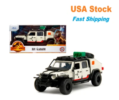 2020 Jeep Gladiator Pickup Truck Jurassic World Dominion 2022Movie Jada 5'' 1:32 - Image 1 of 4