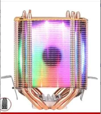 Heatsink CPU Cooler LED RGB Fan with 4 Pin Intel LGA 2011 V2 V3 V4 LGA 2011-3 - Image 1 of 4