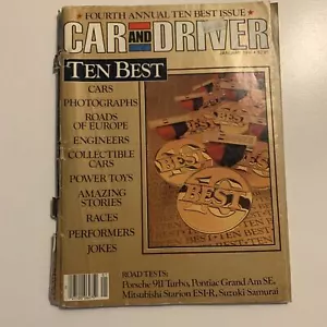 Car And Driver Magazine - January 1986 - Fourth Annual Teen Best Issue - Picture 1 of 12