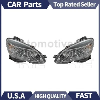 Conjunto de faros izquierdo derecho 2X TYC para Mercedes-Benz C200 2010-2011 Foto 1 de 4
