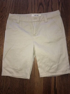Cherokee School Uniform Bermuda Shorts w/ Adj Waist in Khaki - Size 10+ - Picture 1 of 3