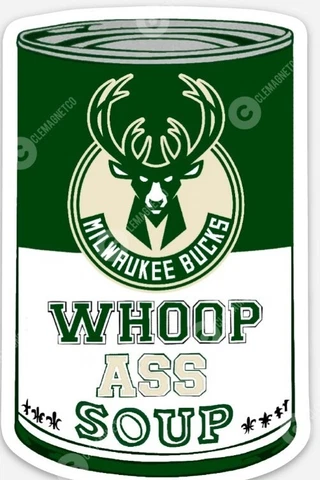 Milwaukee Bucks Soup MAGNET - NBA Basketball Giannas Cover