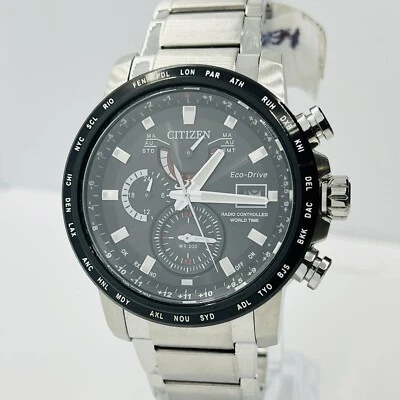 Reloj Citizen Hombre Eco-Drive World Time A-T Cronógrafo Zafiro AT9071-58E Foto 1 de 4