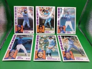 1984 Topps Tiffany Baseball Atlanta Braves Lots Of 6 Cards Mint Condition - Picture 1 of 8