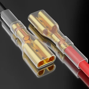 6PCS 15-18AWG Phosphor Bronze Terminals 6-Layer Electroplated 4.8mm - Picture 1 of 25
