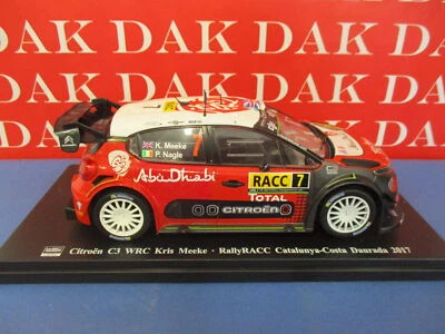 Die cast 1/24 Modellino Auto Citroen C3 WRC Rally RACC Catalunya 2017 K. Meeke - Immagine 1 di 4