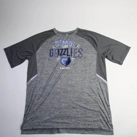 Memphis Grizzlies Fanatics Short Sleeve Shirt Men's Gray/Dark Gray New Cover