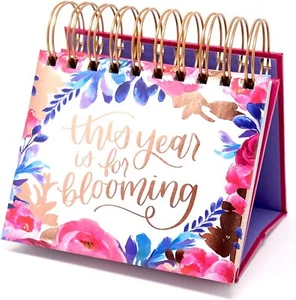 Undated Perpetual Desk Easel/Inspirational Standing Flip Calendar - (5.25' x 5.5 - Picture 1 of 5