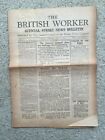 VERY RARE The British Worker 7th May 1926 The General strike ORIGINAL/COMPLETE