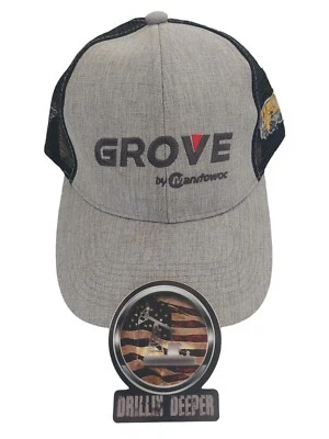 Grove TMS 9000-2 Gris Grúa Sombrero Pegatinas Oilfield Union Construcción Grúa P187 Foto 1 de 4
