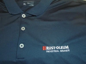 Camicia da lavoro ufficiale Rust-Oleum impiegato marchi industriali rustoleum da uomo NERA - Foto 1 di 6