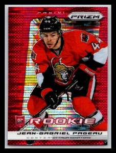 2013-14 Panini Prizm Prizms Red Pulsar #270 Jean-Gabriel Pageau RC
