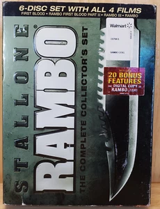Rambo Complete Collector’s DVD Set 4 Films 6 Discs Sylvester Stallone USED - Bild 1 von 11