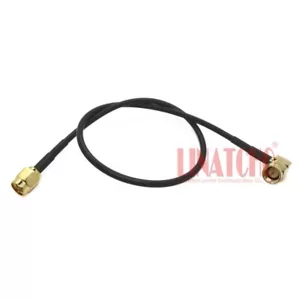 Cable puente conector coaxial RF RG174 SMA macho a ángulo recto SMA macho 30 cm - Imagen 1 de 10